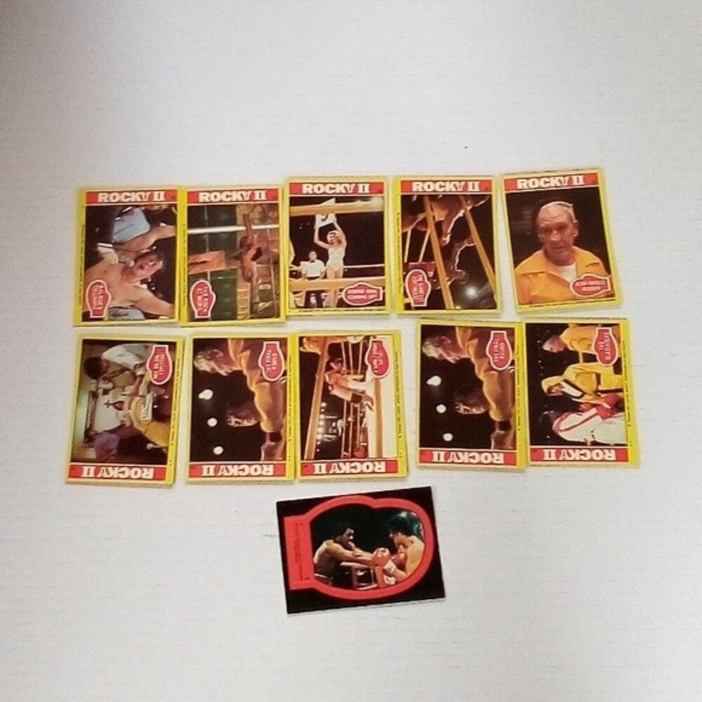 Vintage Rocky II Cards